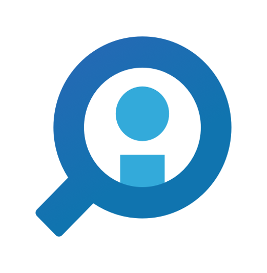 The image shows a logo of LinkedIn Recruiter tool for sourcing